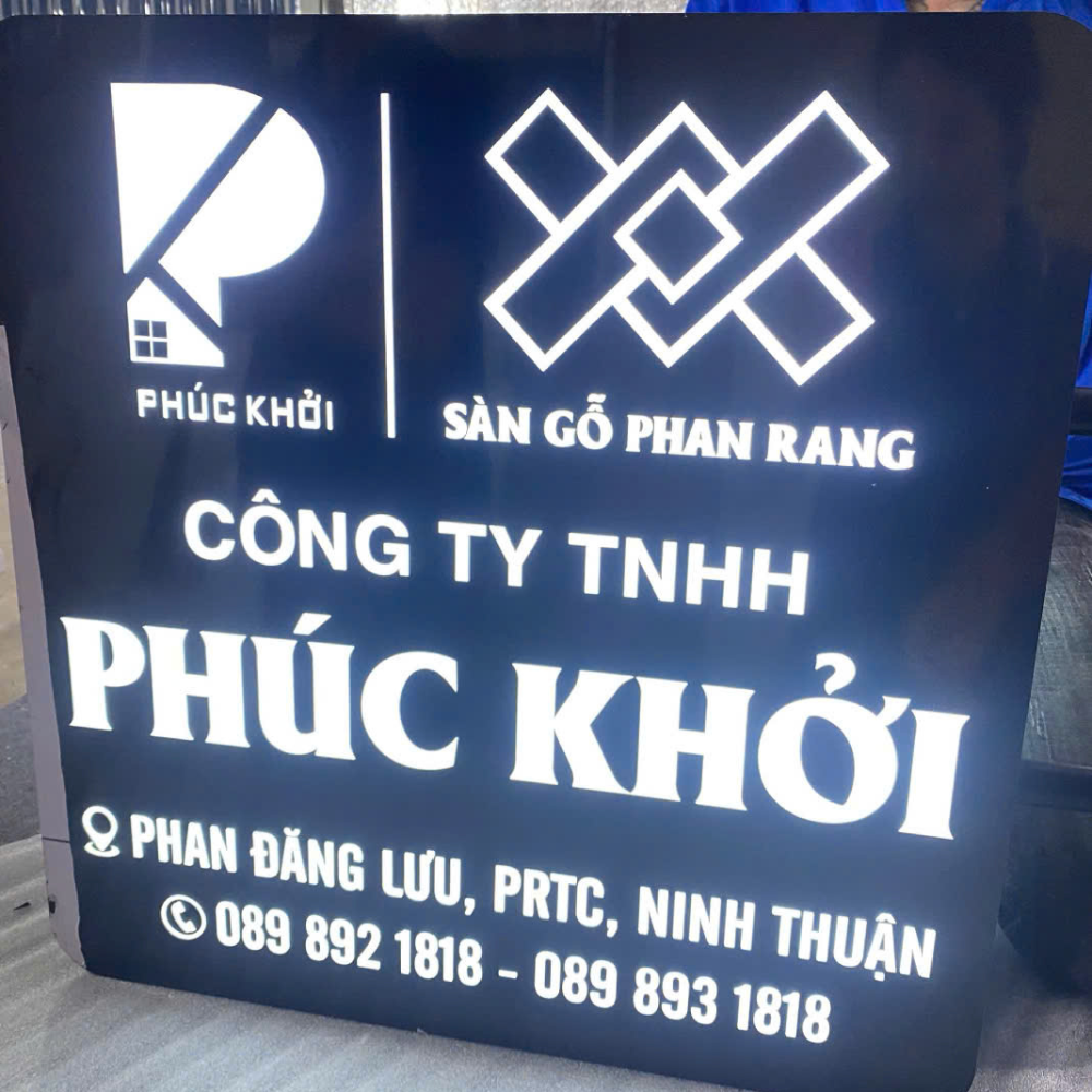 Thi công LED shop 